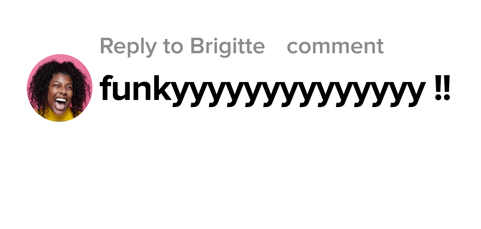 comment"